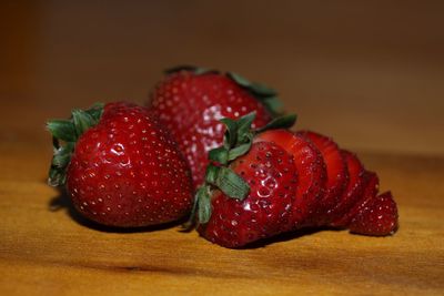 Close-up of strawberries