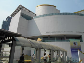 Low angle view of modern building