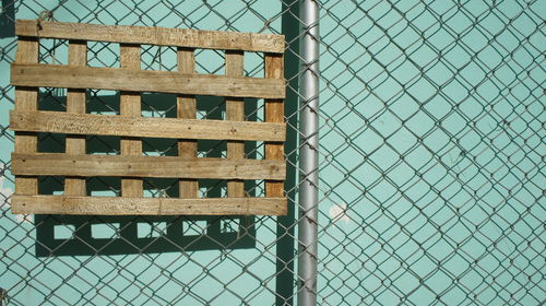 Full frame shot of chainlink fence