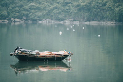 Scenic view of lake