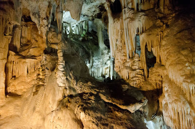 Low angle view of cave