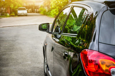 Car parked on road 