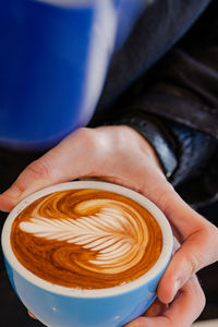 Barista coffee art