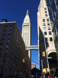 Low angle view of modern buildings