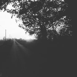 Road passing through landscape