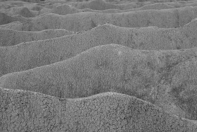 High angle view of land