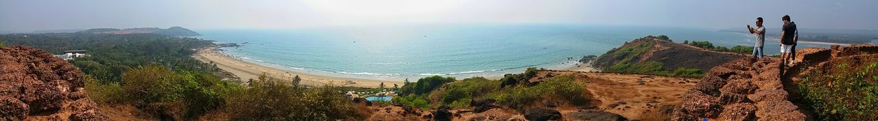 Panoramic view of sea against sky