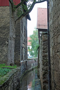 View of old building by canal