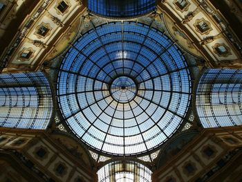 Low angle view of ceiling of building