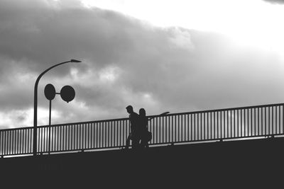 black and white
