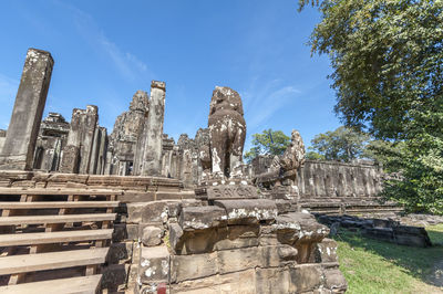 View of temple against sky