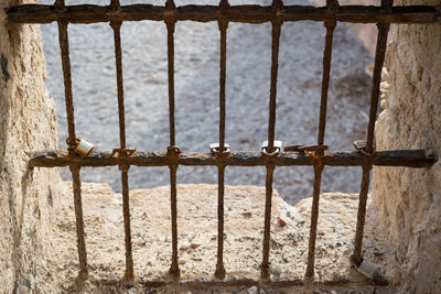 Bars and padlocks - fortress or prison