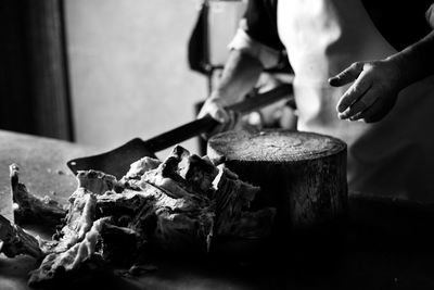 Italian traditional artisan butcher shop