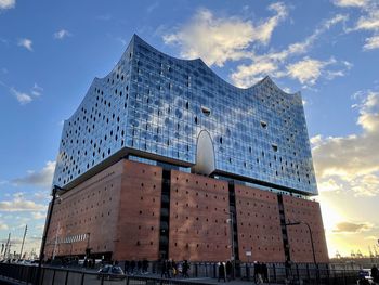 Low angle view of building against sky