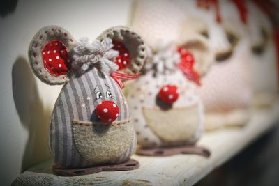 Close-up of strawberry on table