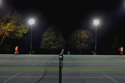 Street light at night