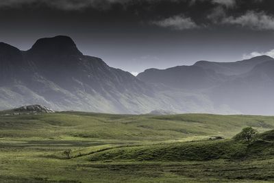 Scenic view of landscape against sky