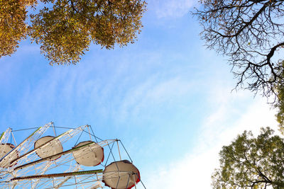 Low angle view of built structure against sky