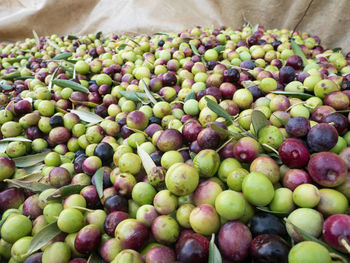 Full frame shot of fruits