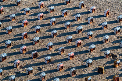 High angle view of group of people