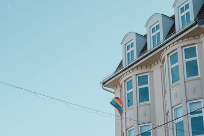 Low angle view of building against sky