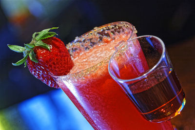 Close-up of drink on table