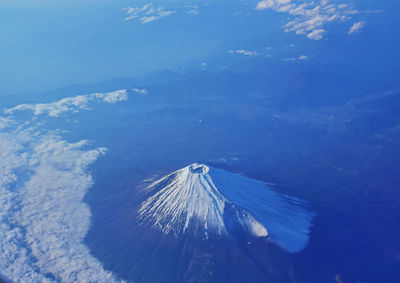 My.fuji view from airplan, japan