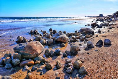 Rocks on beach