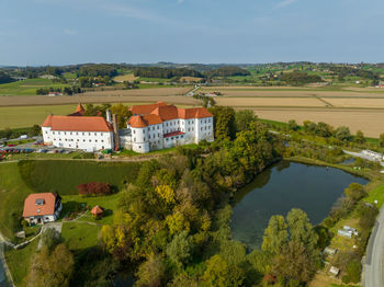 Slovenia - hrastovec castle - it is dating to the early 13th century with various later stages. 