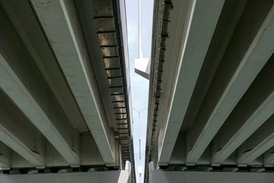 Low angle view of penang bridge