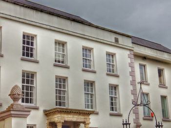 Low angle view of building against sky