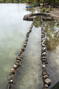 Close-up of water in lake