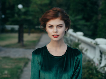 Portrait of a beautiful young woman