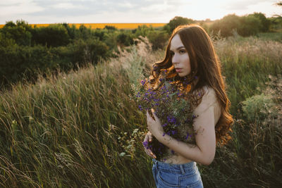 National relaxation day, relaxation practices, mental health, slow living concept. young girl 