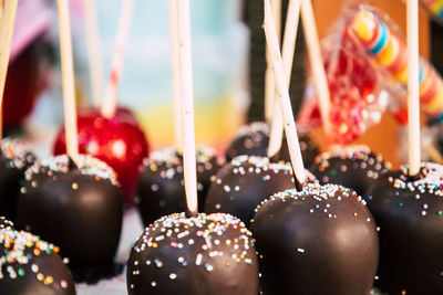 Close-up of candies for sale