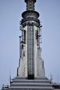 Low angle view of historical building against clear sky