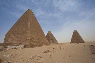 View of pyramids 