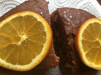 Close-up of orange slice