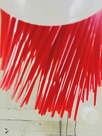Close-up of red objects