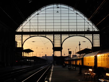 View of railroad station