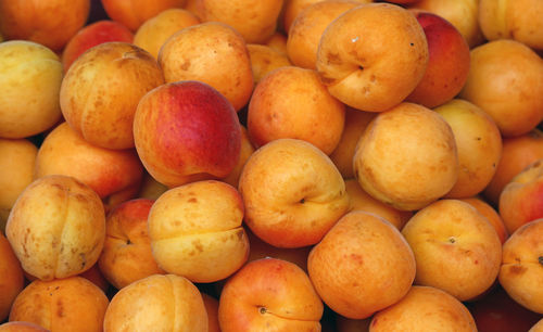 Full frame shot of fruits for sale at market stall