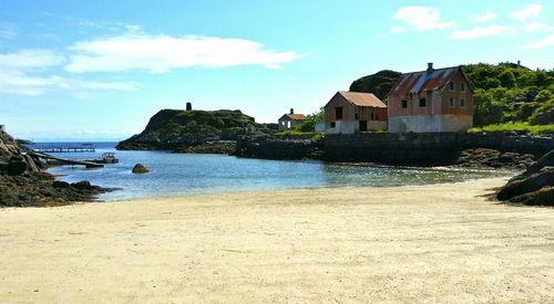 View of beach against sky