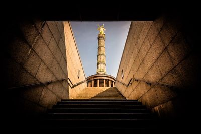 Low angle view of staircase