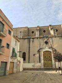 Low angle view of building against sky