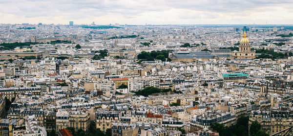 High angle view of cityscape