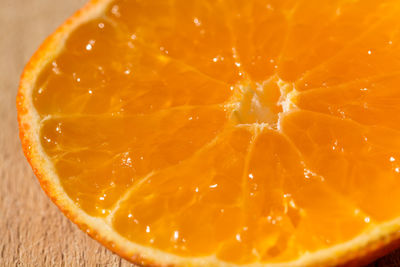 Close-up of orange slices