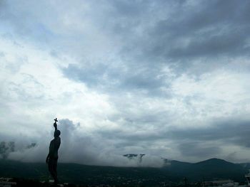 Scenic view of cloudy sky