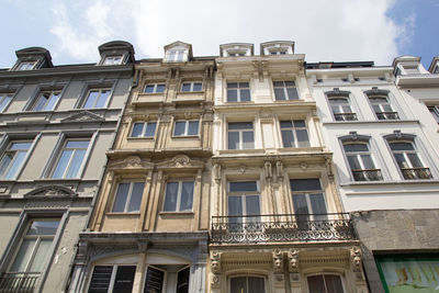 Low angle view of building against sky