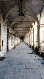 Empty corridor of psychiatric hospital