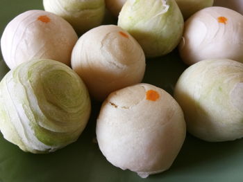 High angle view of fruits